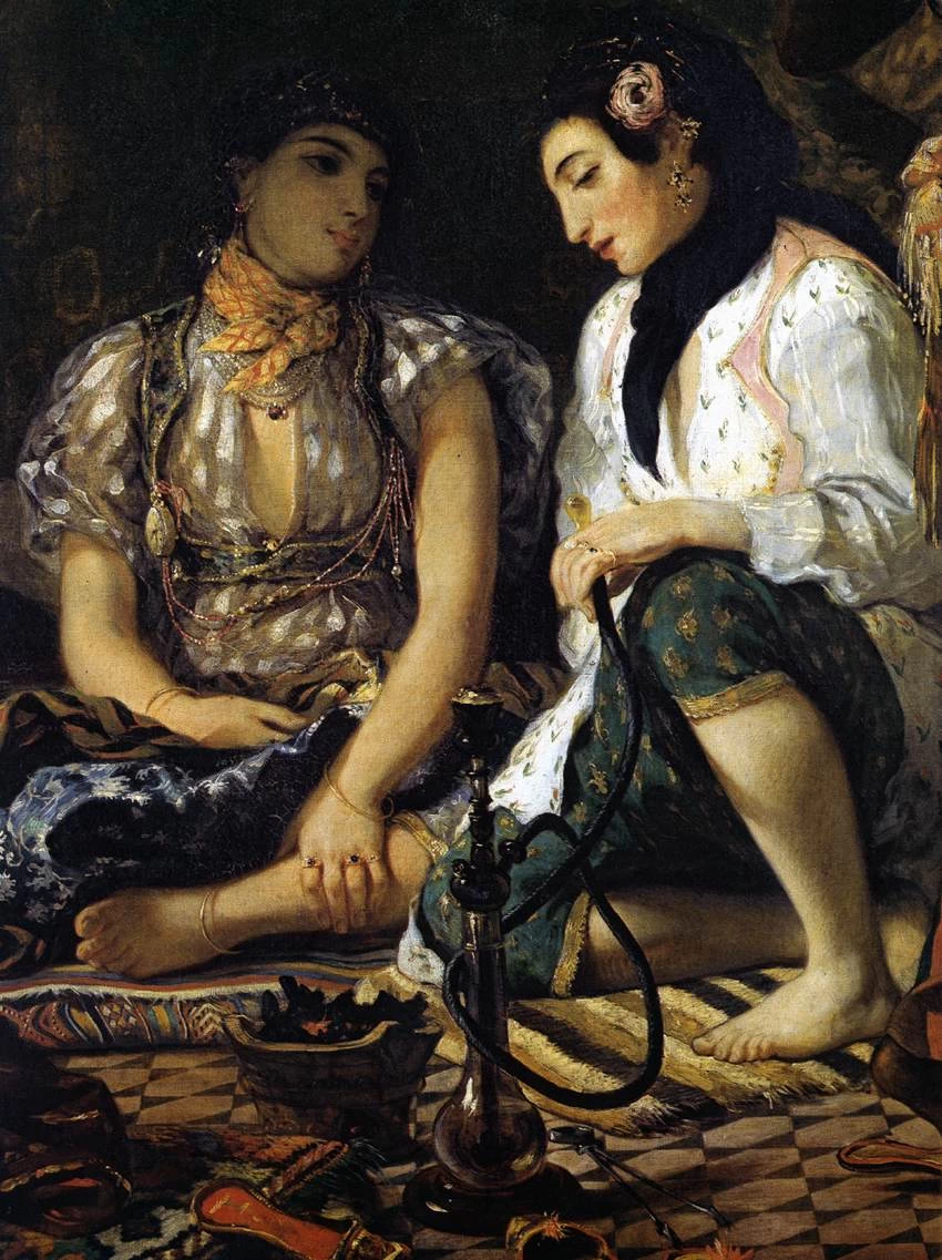 Le donne di Algeri - dettaglio, Museo del Louvre, Parigi